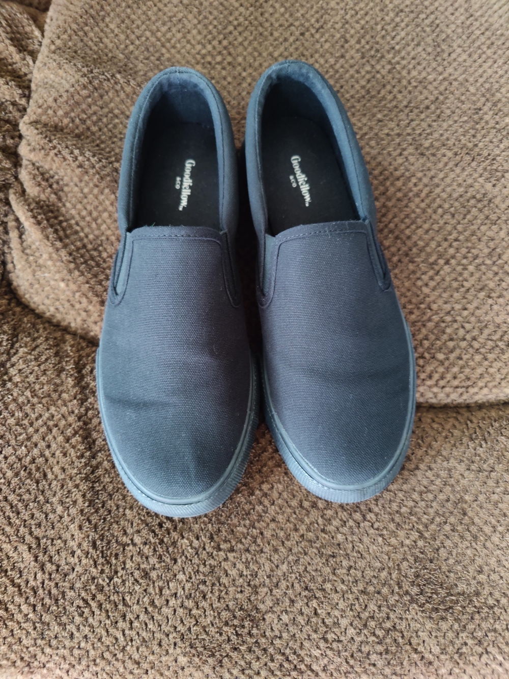 Goodfellow & Co Black Slip-On Canvas Loafers